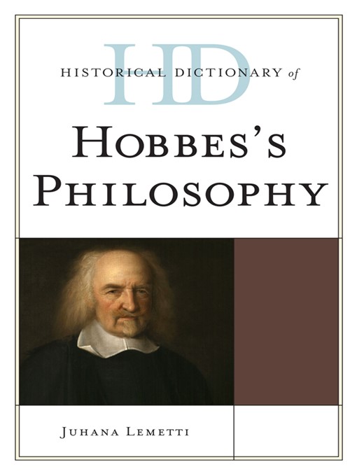 Cover of Historical Dictionary of Hobbes's Philosophy